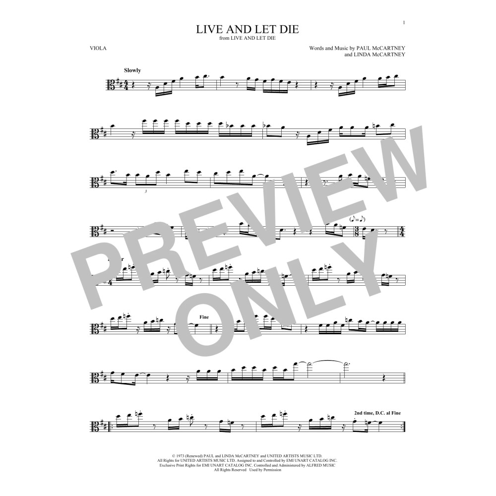 Live And Let Die